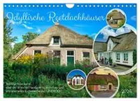 CALVENDO / Kleemann |  Idyllische Reetdachhäuser (Wandkalender 2025 DIN A4 quer), CALVENDO Monatskalender | Sonstiges |  Sack Fachmedien