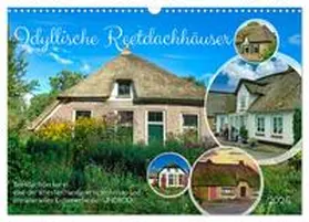 CALVENDO / Kleemann |  Idyllische Reetdachhäuser (Wandkalender 2025 DIN A3 quer), CALVENDO Monatskalender | Sonstiges |  Sack Fachmedien