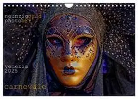 CALVENDO / Heller |  neunziggrad I photoart: venezia carnevale (Wandkalender 2025 DIN A4 quer), CALVENDO Monatskalender | Sonstiges |  Sack Fachmedien