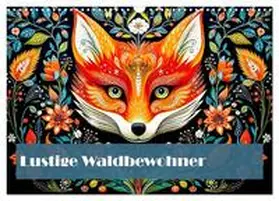 CALVENDO / Bee |  Lustige Waldtiere (Wandkalender 2025 DIN A3 quer), CALVENDO Monatskalender | Sonstiges |  Sack Fachmedien