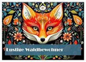 CALVENDO / Bee |  Lustige Waldtiere (Wandkalender 2025 DIN A2 quer), CALVENDO Monatskalender | Sonstiges |  Sack Fachmedien