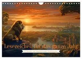 CALVENDO / Kowalski |  Lesezeichen für das ganze Jahr - 12 Monate mit inspirierender Weltliteratur (Wandkalender 2025 DIN A4 quer), CALVENDO Monatskalender | Sonstiges |  Sack Fachmedien