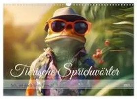 CALVENDO / Tapper |  Tierische Sprichwörter (Wandkalender 2025 DIN A3 quer), CALVENDO Monatskalender | Sonstiges |  Sack Fachmedien