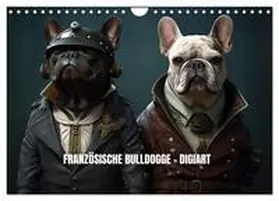 CALVENDO / GM |  Französische Bulldogge KI Digiart (Wandkalender 2025 DIN A4 quer), CALVENDO Monatskalender | Sonstiges |  Sack Fachmedien