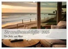 CALVENDO / Bee |  Strandhausidylle (Wandkalender 2025 DIN A2 quer), CALVENDO Monatskalender | Sonstiges |  Sack Fachmedien
