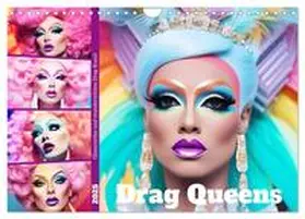 CALVENDO / Hurley |  Drag Queens. Glamouröse und wunderschöne Drag-Kunst (Wandkalender 2025 DIN A4 quer), CALVENDO Monatskalender | Sonstiges |  Sack Fachmedien