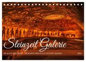 CALVENDO / Waurick |  Steinzeit Galerie (Tischkalender 2025 DIN A5 quer), CALVENDO Monatskalender | Sonstiges |  Sack Fachmedien