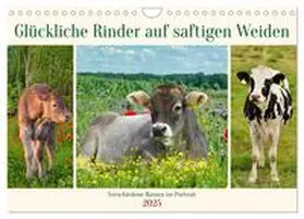 CALVENDO / Kleemann |  Glückliche Rinder auf saftigen Weiden (Wandkalender 2025 DIN A4 quer), CALVENDO Monatskalender | Sonstiges |  Sack Fachmedien