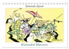 CALVENDO / 4arts |  Kawanabe Kyosai: Einhundert Dämonen (Tischkalender 2025 DIN A5 quer), CALVENDO Monatskalender | Sonstiges |  Sack Fachmedien