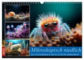 CALVENDO / Waurick |  Mikroskopisch niedlich (Wandkalender 2025 DIN A3 quer), CALVENDO Monatskalender | Sonstiges |  Sack Fachmedien
