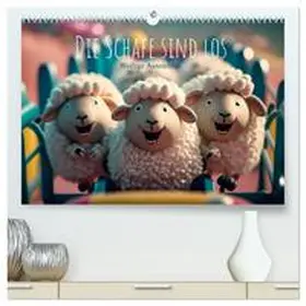 CALVENDO / artefacti | Die Schafe sind los Wollige Aussichten (hochwertiger Premium Wandkalender 2025 DIN A2 quer), Kunstdruck in Hochglanz | Sonstiges | 978-3-383-87206-8 | www.sack.de
