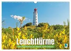 CALVENDO | Leuchttürme: Die Schönsten an Nord- und Ostsee (Wandkalender 2025 DIN A3 quer), CALVENDO Monatskalender | Sonstiges | 978-3-383-87467-3 | www.sack.de