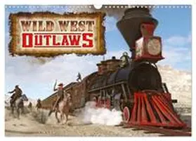 CALVENDO / Schröder |  Wild West Outlaws (Wandkalender 2025 DIN A3 quer), CALVENDO Monatskalender | Sonstiges |  Sack Fachmedien