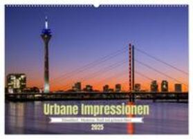 CALVENDO / Ludwig | Urbane Impressionen. Düsseldorf - Moderne Stadt mit grünem Herz. (Wandkalender 2025 DIN A2 quer), CALVENDO Monatskalender | Sonstiges | 978-3-383-87661-5 | sack.de