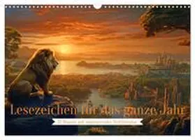 CALVENDO / Kowalski |  Lesezeichen für das ganze Jahr - 12 Monate mit inspirierender Weltliteratur (Wandkalender 2025 DIN A3 quer), CALVENDO Monatskalender | Sonstiges |  Sack Fachmedien