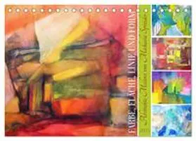 CALVENDO / Schimmack | Farbe, Fläche, Linie und Form - Abstrakte Malerei von Michaela Spreider (Tischkalender 2025 DIN A5 quer), CALVENDO Monatskalender | Sonstiges | 978-3-383-88458-0 | www.sack.de