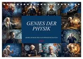 CALVENDO / Meutzner |  Genies der Physik (Tischkalender 2025 DIN A5 quer), CALVENDO Monatskalender | Sonstiges |  Sack Fachmedien