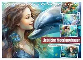 CALVENDO / Löwer |  Liebliche Meerjungfrauen (Tischkalender 2025 DIN A5 quer), CALVENDO Monatskalender | Sonstiges |  Sack Fachmedien