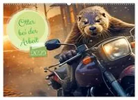 CALVENDO / Kowalski |  Otter bei der Arbeit (Wandkalender 2025 DIN A2 quer), CALVENDO Monatskalender | Sonstiges |  Sack Fachmedien