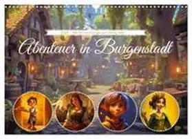 CALVENDO / Gierok-Latniak |  Abenteuer in Burgenstadt (Wandkalender 2025 DIN A3 quer), CALVENDO Monatskalender | Sonstiges |  Sack Fachmedien