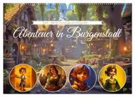 CALVENDO / Gierok-Latniak |  Abenteuer in Burgenstadt (Wandkalender 2025 DIN A2 quer), CALVENDO Monatskalender | Sonstiges |  Sack Fachmedien
