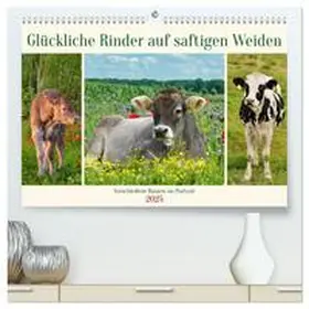 CALVENDO / Kleemann |  Glückliche Rinder auf saftigen Weiden (hochwertiger Premium Wandkalender 2025 DIN A2 quer), Kunstdruck in Hochglanz | Sonstiges |  Sack Fachmedien