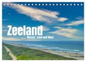 CALVENDO / Böck |  Zeeland - Wasser, Sand und Meer (Tischkalender 2025 DIN A5 quer), CALVENDO Monatskalender | Sonstiges |  Sack Fachmedien
