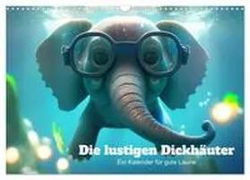 CALVENDO / artefacti |  Die lustigen Dickhäuter. Ein Kalender für gute Laune (Wandkalender 2025 DIN A3 quer), CALVENDO Monatskalender | Sonstiges |  Sack Fachmedien