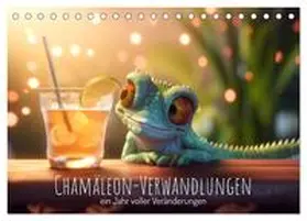 CALVENDO / artefacti |  Chamäleon-Verwandlungen. Ein Jahr voller Veränderungen (Tischkalender 2025 DIN A5 quer), CALVENDO Monatskalender | Sonstiges |  Sack Fachmedien