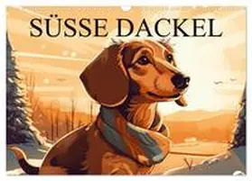 CALVENDO / Alberts |  Dackel (Wandkalender 2025 DIN A3 quer), CALVENDO Monatskalender | Sonstiges |  Sack Fachmedien