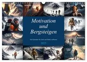 CALVENDO / Meutzner |  Motivation und Bergsteigen (Wandkalender 2025 DIN A3 quer), CALVENDO Monatskalender | Sonstiges |  Sack Fachmedien