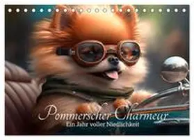 CALVENDO / artefacti |  Pommerscher Charmeur Ein Jahr voller Niedlichkeit (Tischkalender 2025 DIN A5 quer), CALVENDO Monatskalender | Sonstiges |  Sack Fachmedien