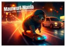 CALVENDO / artefacti |  Maulwurf Mania Ein Jahr voller absurder Abenteuer (Wandkalender 2025 DIN A2 quer), CALVENDO Monatskalender | Sonstiges |  Sack Fachmedien