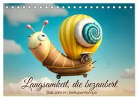 CALVENDO / artefacti |  Langsamkeit, die bezaubert. Das Jahr im Zeitlupentempo. (Tischkalender 2025 DIN A5 quer), CALVENDO Monatskalender | Sonstiges |  Sack Fachmedien