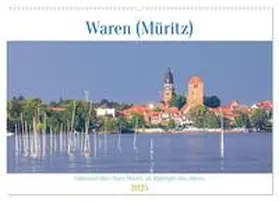 CALVENDO / Pretzel |  Waren (Müritz) in der Mecklenburgischen Seenplatte (Wandkalender 2025 DIN A2 quer), CALVENDO Monatskalender | Sonstiges |  Sack Fachmedien