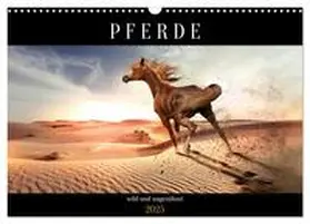 CALVENDO / Utz |  Pferde - wild und ungezähmt (Wandkalender 2025 DIN A3 quer), CALVENDO Monatskalender | Sonstiges |  Sack Fachmedien