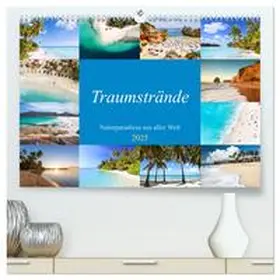 CALVENDO / Colombo |  Traumstrände - Naturparadiese aus aller Welt (hochwertiger Premium Wandkalender 2025 DIN A2 quer), Kunstdruck in Hochglanz | Sonstiges |  Sack Fachmedien