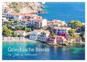 CALVENDO / Colombo |  Griechische Inseln - Ein Jahr im Mittelmeer (Wandkalender 2025 DIN A3 quer), CALVENDO Monatskalender | Sonstiges |  Sack Fachmedien