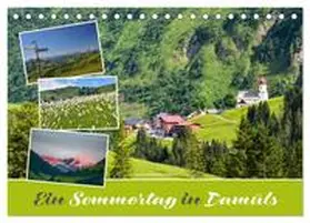 CALVENDO / Ratzer |  Ein Sommertag in Damüls (Tischkalender 2025 DIN A5 quer), CALVENDO Monatskalender | Sonstiges |  Sack Fachmedien