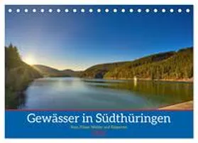 CALVENDO / Irmer |  Gewässer in Südthüringen (Tischkalender 2025 DIN A5 quer), CALVENDO Monatskalender | Sonstiges |  Sack Fachmedien