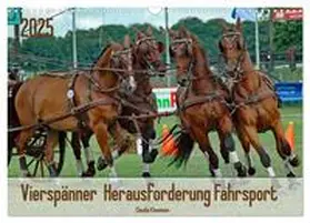 CALVENDO / Kleemann |  Vierspänner Herausforderung Fahrsport (Wandkalender 2025 DIN A3 quer), CALVENDO Monatskalender | Sonstiges |  Sack Fachmedien