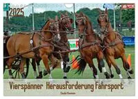 CALVENDO / Kleemann |  Vierspänner Herausforderung Fahrsport (Wandkalender 2025 DIN A4 quer), CALVENDO Monatskalender | Sonstiges |  Sack Fachmedien