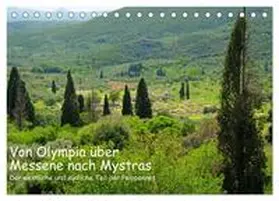 CALVENDO / Kowalski |  Von Olympia über Messene nach Mystras (Tischkalender 2025 DIN A5 quer), CALVENDO Monatskalender | Sonstiges |  Sack Fachmedien