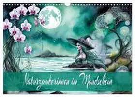 CALVENDO / Djeric |  Naturzauberinnen im Mondschein (Wandkalender 2025 DIN A3 quer), CALVENDO Monatskalender | Sonstiges |  Sack Fachmedien