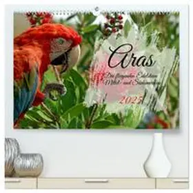 CALVENDO / Kleemann |  Aras - die fliegenden Edelsteine Mittel- und Südamerikas (hochwertiger Premium Wandkalender 2025 DIN A2 quer), Kunstdruck in Hochglanz | Sonstiges |  Sack Fachmedien