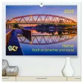 CALVENDO / Fritsche |  Herne: Stadt an Emscher und Kanal (hochwertiger Premium Wandkalender 2025 DIN A2 quer), Kunstdruck in Hochglanz | Sonstiges |  Sack Fachmedien