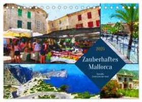 CALVENDO / Frost |  Zauberhaftes Mallorca - Gemalte Eindrücke der Insel (Tischkalender 2025 DIN A5 quer), CALVENDO Monatskalender | Sonstiges |  Sack Fachmedien