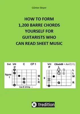 Beyer |  HOW TO FORM 1,200 BARRE CHORDS YOURSELF FOR GUITARISTS WHO CAN READ SHEET MUSIC | Buch |  Sack Fachmedien