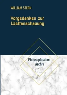 Stern |  Vorgedanken zur Weltanschauung | Buch |  Sack Fachmedien