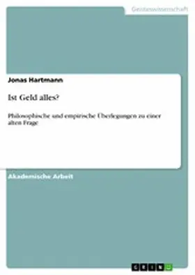 Hartmann |  Ist Geld alles? | eBook | Sack Fachmedien